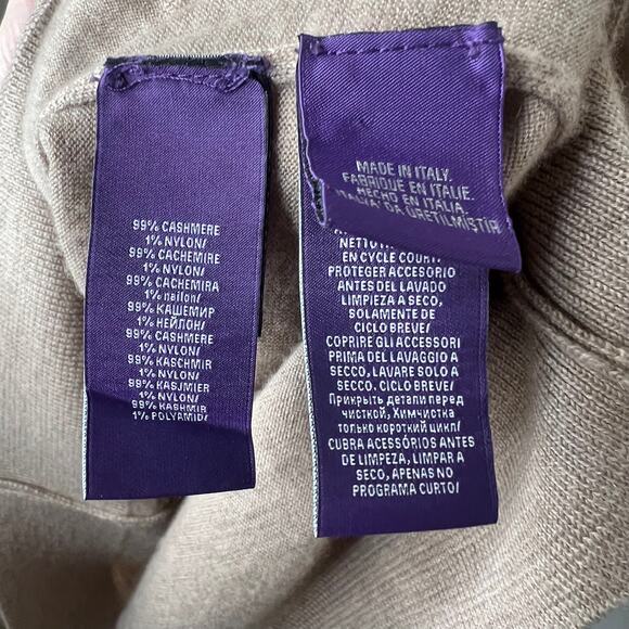 Ralph Lauren Purple Label Cashmere V-neck Cardigan Size Small - Picture 4 of 7